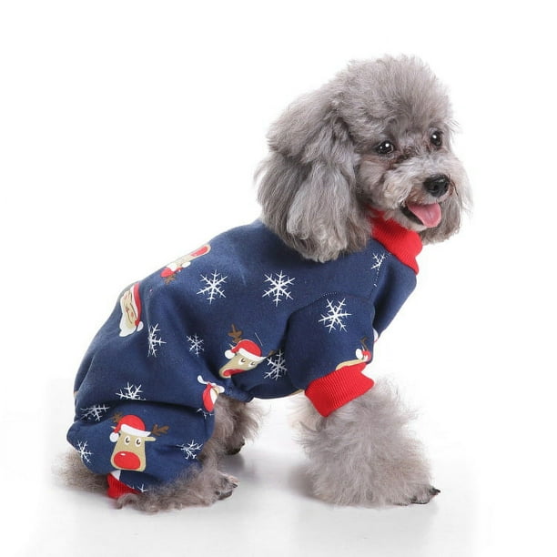 Zhuge Ropa para perros, camisa cálida y suave, suéter de invierno para cachorros, conjunto de suéter de punto navideño para mascotas (A15, XL)