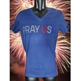 thumbnail image 6 of PRAY USA BEAUTIFUL RHINESTONE T SHIRT The Best thing you can do to show up for our Country, 6 of 8