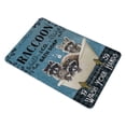 thumbnail image 2 of Bath Soap Established Wash Your Hands tin sign, Funny Raccoon tin sign, Raccoon Bathroom Wall Art,Retro style, farmhouse decoration, home, bar, restaurant, garage, tin sign 8 x 12 inches, 2 of 4