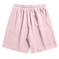 thumbnail image 4 of Cargo Short for Men Elastic Waist Drawstring Shorts Pants Military Outdoor Breathable Hiking Fishing Big and Tall Camo Cargo Short Multi-Pocket Quick Dry Bottom,Pink 2XL, 4 of 4