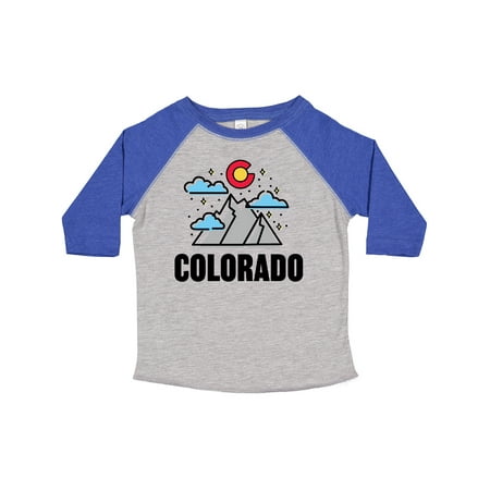 

Inktastic Colorado Mountains and Clouds Gift Toddler Boy or Toddler Girl T-Shirt