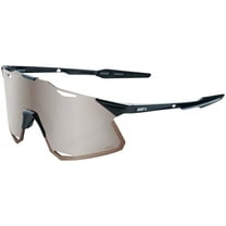 100% Hypercraft Sunglasses - Gloss Black; Hiper Silver Mirror