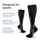 thumbnail image 3 of Calcetines de compresión Medias cómodas Transpirable Ergonómico para correr en bicicleta, 3 of 8