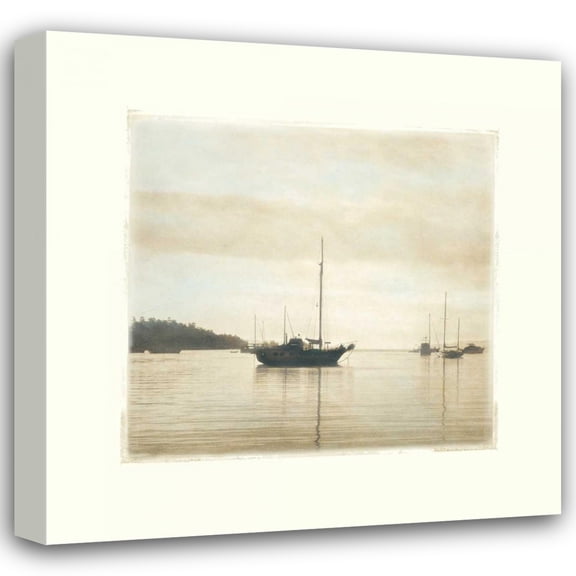 Amy Melious 15x15 Gallery Wrapped Canvas Wall Art Titled - Harbor II