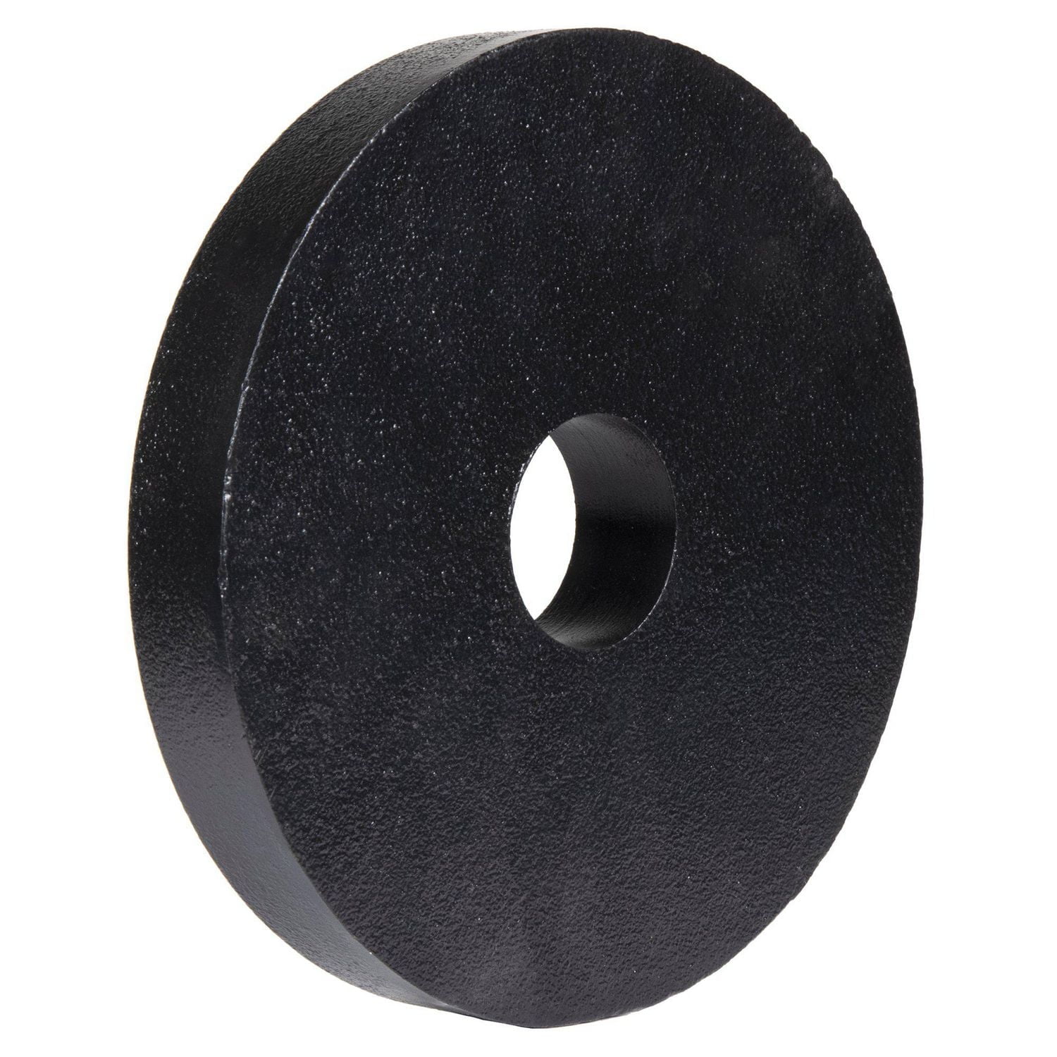 Signature Fitness Deep Dish 2 In. Olympic Cast Iron Weight Plates with E-Coating, Pair