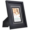 thumbnail image 2 of Studio Decor Tabletop Frame, Double Mat, Matte Black, 8" x 10" Unmatted, 1-Pack, 2 of 6