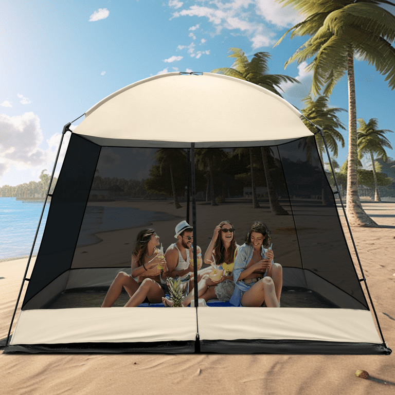 GVDV Screen House Room 11x11 Ft Mesh Net Tent Canopy Waterproof