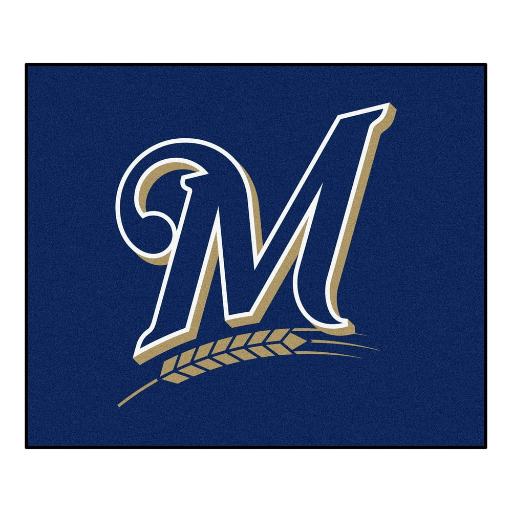 Mlb - Milwaukee Brewers Tailgater Rug 5'x6' - Walmart.com - Walmart.com