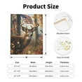 thumbnail image 2 of Sikiie American Wildlife Deer Forest Print Canvas Decorative Hanging Painting, Anti-shrinkage Hanging Frame, Suitable for Home, Office Wall Decorations, 2 of 6