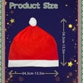 thumbnail image 3 of Christmas Decorations 4pcs Christmas Hat Car Seat Headrest Covers - Car Decorations Christmas Designs To Fit Most Vehicle Headrests, 3 of 5