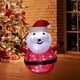 thumbnail image 5 of Luz nocturna de Papá Noel plegable para decoración navideña de césped al aire libre (luz blanca-Papá Noel), 5 of 8