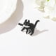thumbnail image 4 of Pin de esmalte popular con forma de gato negro, 4 of 5