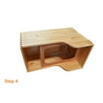 thumbnail image 6 of D.I.Y Kitchen Pull Out Trash Can System Wooden Frame Rollout Cabinet Organizer 11''Width (Trash Can Not Included), 6 of 10