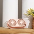 thumbnail image 3 of pitrice Double-Head Usb Cooling Fan 360 Degree Summer Rotating Personal Air Circulator Aromatherapy Home Office Car Fan, 3 of 9