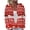Red(Snowflake Reindeer Print), variant on Christmas Oversized Cardigan Sweaters for Women Casual Shiny Xmas Tree Print Lightweight Knit Cardigan Sweater Button Long Sleeve Open Front Cozy Trendy Fall Women's Sweaters Yellow 2XL