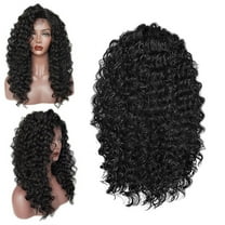 EXHUMKY 1Pack Lace Front Human Hair Wigs Comfortable for Women Costume