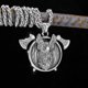 thumbnail image 3 of Nordic 316L Viking Stainless Steel Berserker Rune Battle Axe Necklace Pendant Men s Street Rock Jewelry Accessories Male BFF Gift, 3 of 4