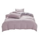 thumbnail image 2 of Juegos de colcha y cubrecama para todas las estaciones: juego de cama de 4 piezas, sábanas lavables de color liso, funda nórdica y fundas de almohada, sábanas de algodón lavado., 2 of 9