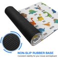 thumbnail image 6 of Long Mouse Pads for Desk,White Dinosaurs Random Words Desk Mats on Top Of Desks, Desk Mouse Pad Extra Large with 3mm Non-Slip Base and Stitched Edge for Gaming,Office,Work,Home 35.4"x15.7", 6 of 6