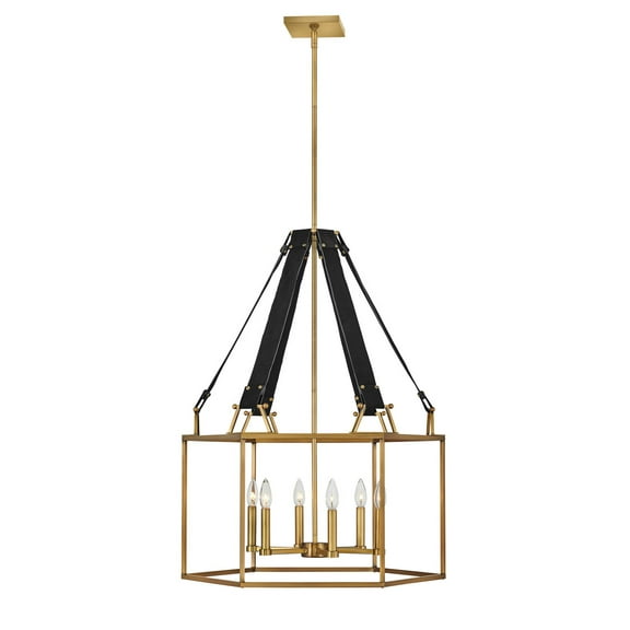 Hinkley Lighting 34206 Monroe 6 Light 26" Wide Lisa Mcdennon Taper Candle Style Chandelier