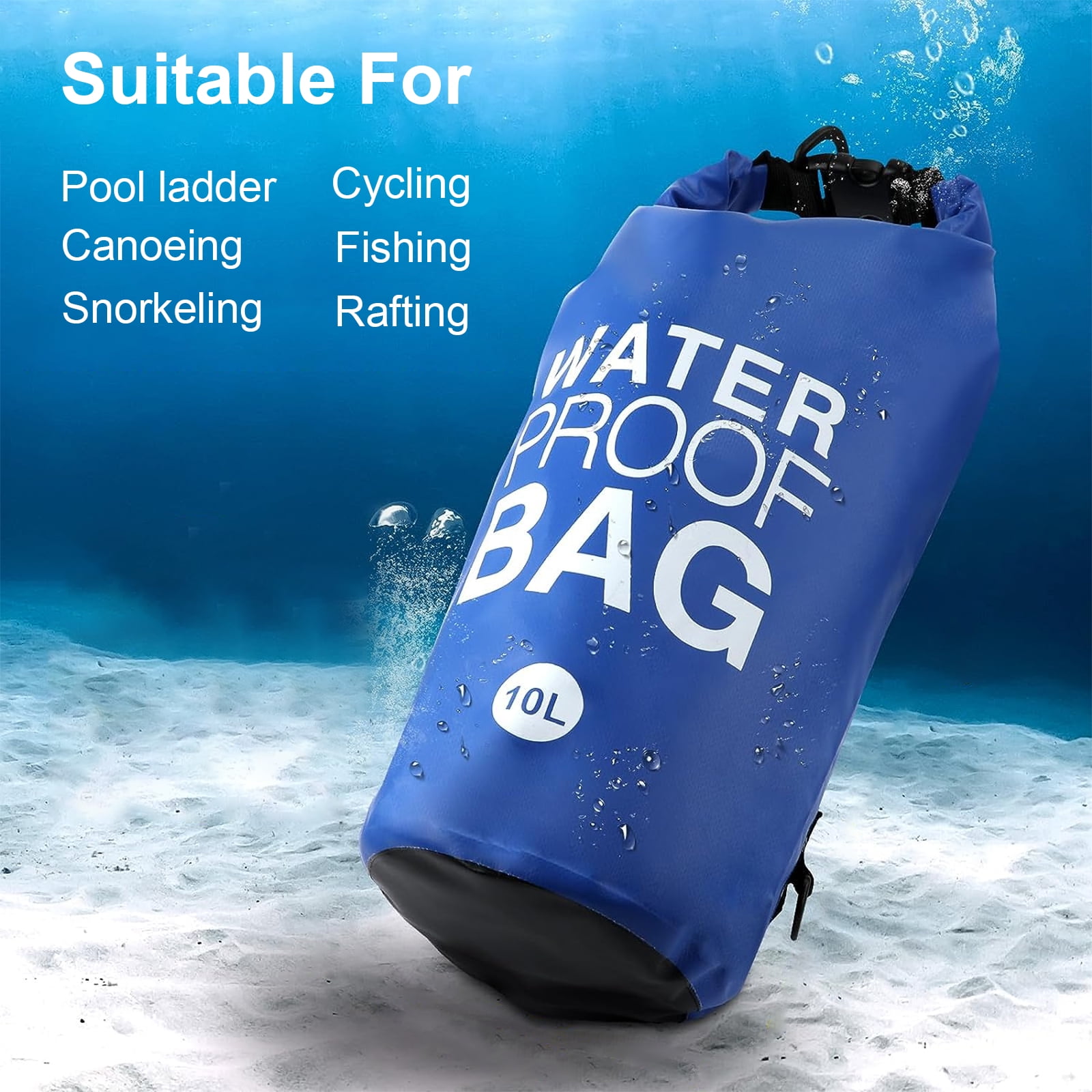 (10 Litres, Blue) - Tuff Sack Dry Bag