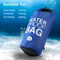 thumbnail image 2 of FANOTEK Floating Dry Sack Gear Bag Waterproof Dry Bag, Blue, 10 L, 0.63lbs, 2 of 10