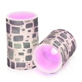 thumbnail image 7 of Yayeee Flameless Candles with Remote Flickering Battery Operated Multi Color Changing, Green Geometric, 7 of 7