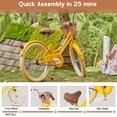 thumbnail image 3 of Glerc Little Molly 20 inch Kids Girls Bike for 7-13 Years Old Child,gifts,Yellow, 3 of 14