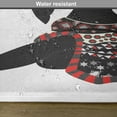 thumbnail image 6 of Ambesonne African Place Mats Set of 4, Dress Lady, Standard Size, Charcoal Grey Vermilion, 6 of 6