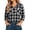 Black, variant on Zeagoo Womens Plaid Flannel Shirts Long Sleeve Button Down Blouse Cotton Fall Tops