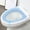 D, variant on KYAIGUO 11.81in Winter Toilet Seat, Warm Family Thickened Toilet Seat, Waterproof and Antibacterial