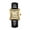 Gold Belt, variant on Fashion Men's Watch Classic Square Two-Hand Quartz Watch Business Trend Leather Strap Men's Watch