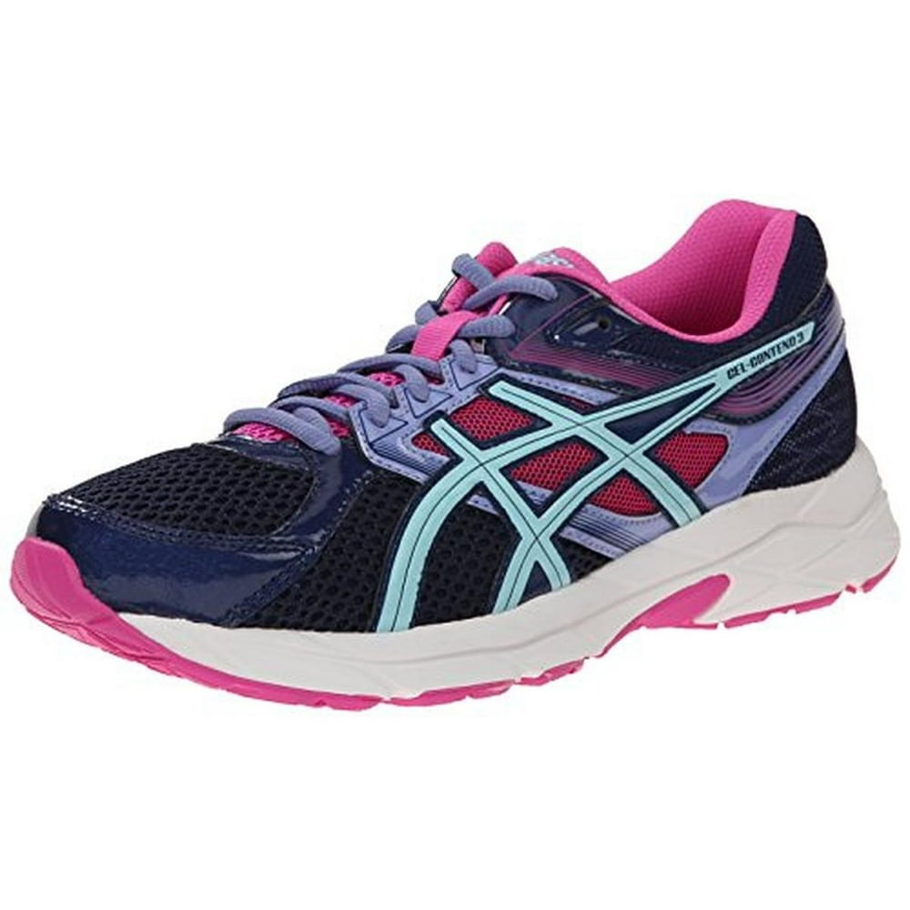 ASICS - Womens Gel-Contend 3 Mesh Lace-Up Running Shoes - Walmart.com ...