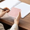 thumbnail image 6 of Square Woven Fabric Cover Blank Notebook 200 Pages, 145×145mm Pocket Hardbound Journal, Textured Cloth Pocket Notepad for Daily Planner Schǒ-ǒl Office Notes, 6 of 7