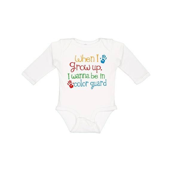 Inktastic Future Color Guard Member Boys or Girls Long Sleeve Baby Bodysuit