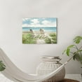 thumbnail image 3 of Coastal Canvas Wall Art Painting: Beach Picture Textured Ocean Seaside Chair Scene Print Abstract Hand Painted Seascape Artwork Decor for Bedroom Living Room, 3 of 5