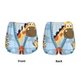thumbnail image 4 of Disketp Giraffe Come Out From Zipper Print Women's Shorts Workout Shorts for Athletic Gym Running Shorts with Phone Pockets XX-Large, 4 of 8