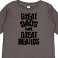 thumbnail image 4 of Inktastic Great Dads Have Great Beards Boys Long Sleeve Toddler T-Shirt, 4 of 5