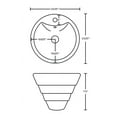 thumbnail image 4 of Imaginations Américaines 19-po. W Vessel Set Blanc, 4 of 7
