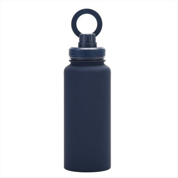 1L ThermosCup Soporte Magnético para Teléfono Móvil Doble Manejar Portátil de Acero Inoxidable el Aislamiento y la Botella de Agua Fría,A