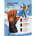 thumbnail image 4 of Gants Chauffants Série Tool pour Hommes Femmes Gants Chauffants à Écran Tactile pour Travail d'Hiver en Extérieur Chasse Moto Cyclisme, 4 of 6