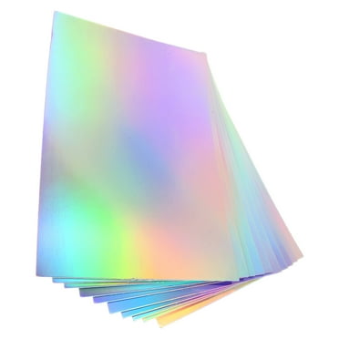 Foil Paper For Crafts 20 Sheets 8.5 X 11 Holographic Cardstock Paper