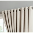 thumbnail image 3 of DecoSource - 2 Wall-to-Wall Blackout Grommet Curtains Panels - 132 Inch Long with Tiebacks - Total Size 216 Inch Wide (108 Each Panel) - Solid Thermal Insulated 108" x 132", Ivory, 3 of 5