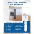 thumbnail image 2 of Maxblue MB-F19C (with CHIP) NSF 401 Certified Refrigerator Water Filter, Replacement for GE&reg; RPWFE&reg;, RPWF, WSG-4, WF27, 2 of 8
