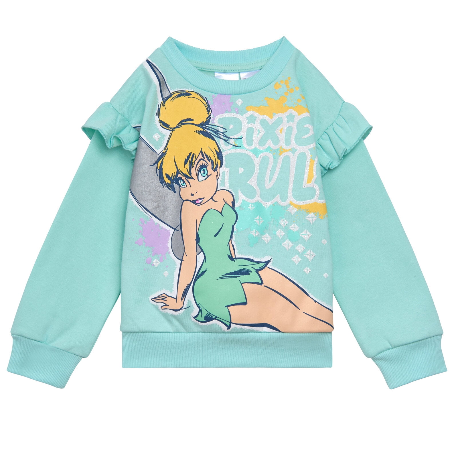 Disney Peter Pan Tinker Bell Fleece Sweatshirt and Leggings Outfit Set Toddler to Big Kid