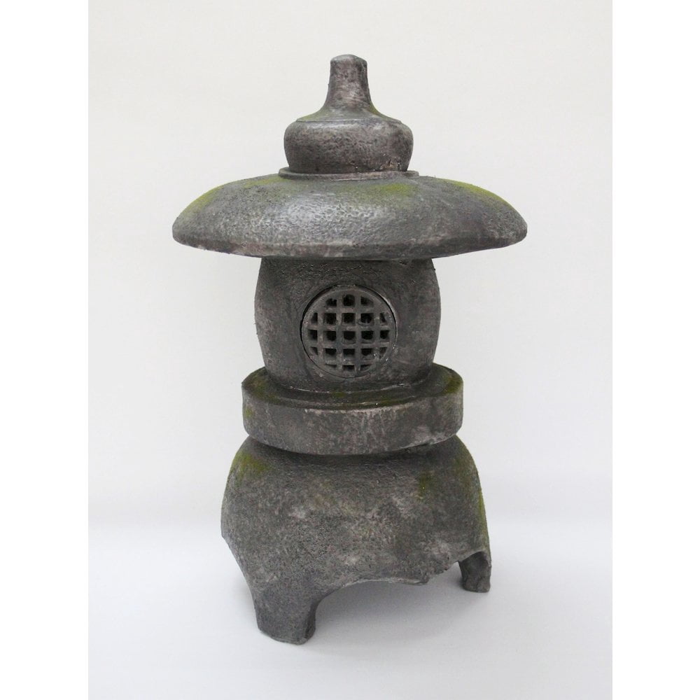 Hi-Line Gift Ltd. Grey Stone Pagoda Lantern