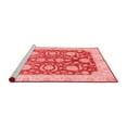 thumbnail image 2 of Ahgly Company Machine Washable Indoor Rectangle Oriental Red Traditional Area Rugs, 5' x 7', 2 of 4