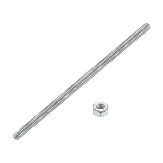 1/4"-20 Fully Threaded Rod, 1Pack 304 Stainless Steel 5.9" Long Threaded Screw