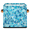 Multicolor 2, variant on CURLYOOT Abstract Cube Storage Bin 11 Inch Fabric Storage Cube for Shelves Decorative Teal Blue Marble Foldable Basket with Leather Handle for Closet Shelves Organizer