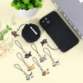 thumbnail image 4 of 1 Set Alloy Enamel Pendant Mobile Straps Cat Golden 7.9cm 8pcs/set, 4 of 7